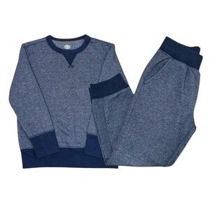 Athletic Works Boys' Pans, Blue, Size 8 US, Kids, Sweatshirt and Pants Set.